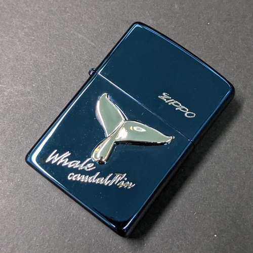 画像: zippo 2000年製造シャーク＆ホエール未使用 [Z-r-196］