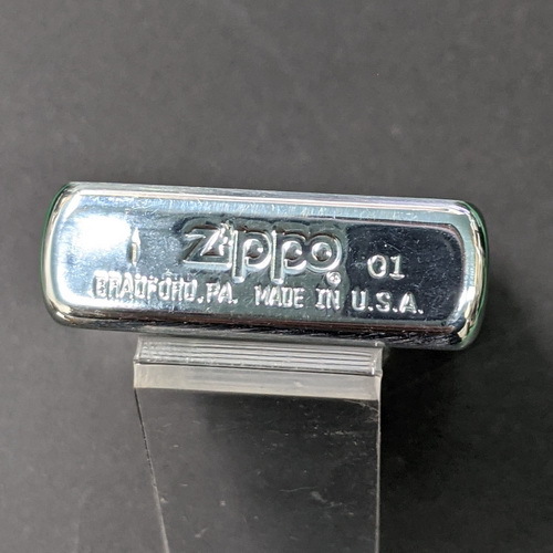 画像: zippo 2001年ZIPPOロゴ新品未使用 [Z-r-207］