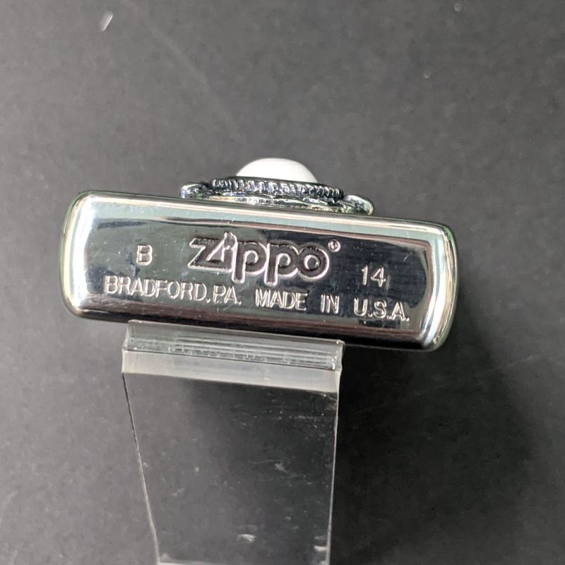 画像: zippo 2014年ターコイズ・新品未使用 [Z-r-210］
