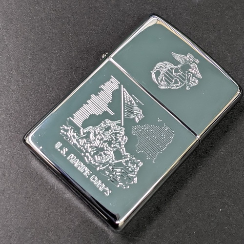 画像1: zippo2001年新品未使用 [Z-r-258］