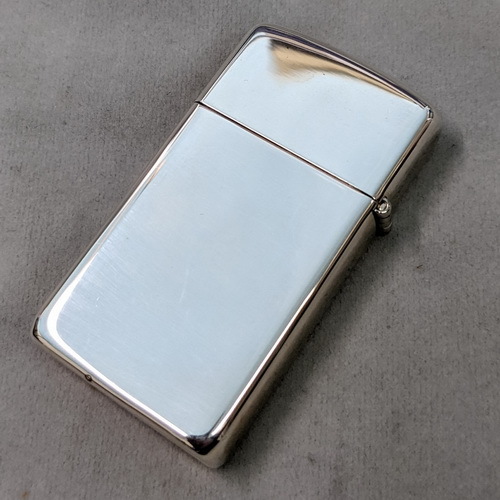 画像: zippo2005スターリングシルバー・サファイヤ付き未使用 