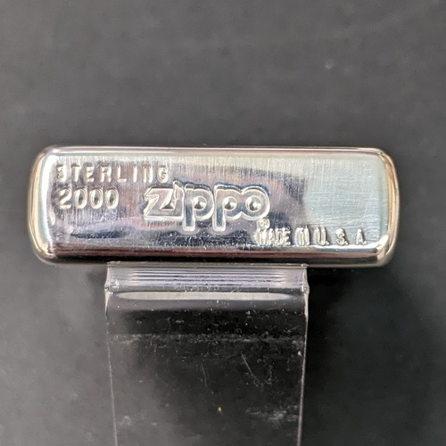 画像: zippo2000年スタ－リングシルバー・ウインディガール新品未使用 