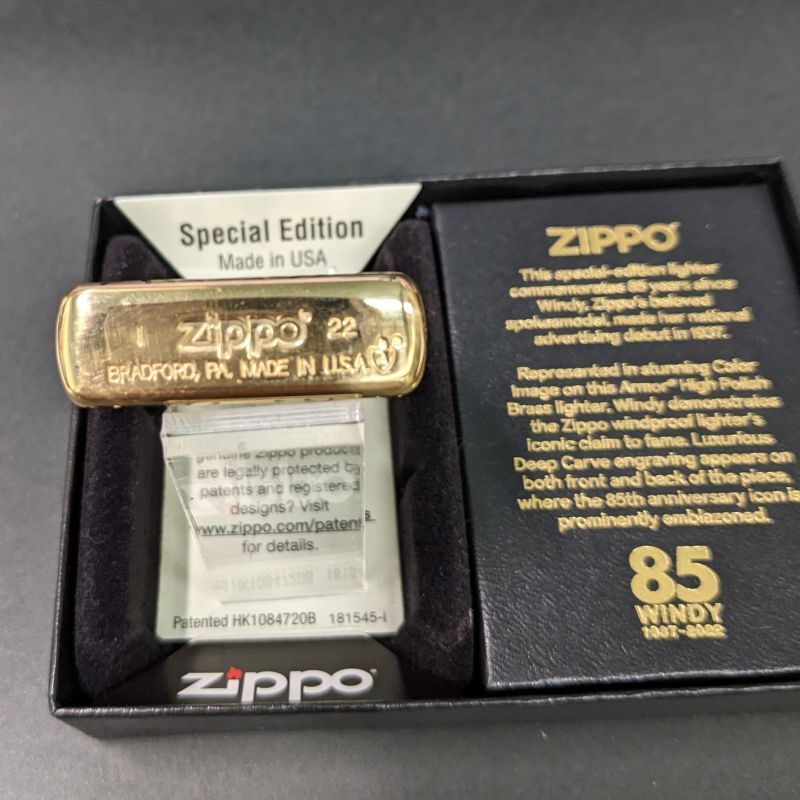 画像: zippo85年ウィンデイシリアル番号あり・12500個