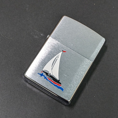 画像1: zippo1998年ヨット・プリント新品未使用 
