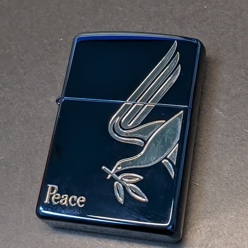 画像1: zippo2007年Peace新品未使用 