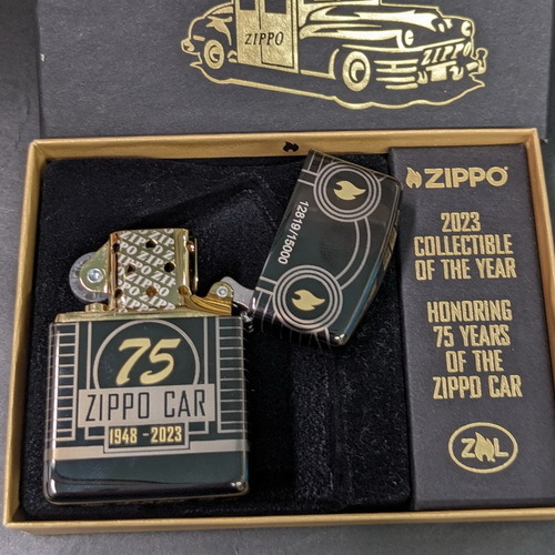 画像: zippo2023年75YEARS OF THE ZIPPO CAR新品未使用 