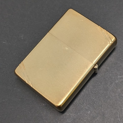 画像: zippo1989年フラットップ・サテーナ新品未使用 