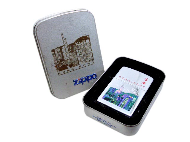 画像: zippo 香港柄 1996年製造