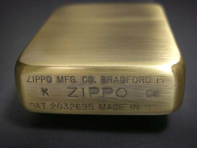 画像: zippo 41REPLICA ギャランティー シンチュウ