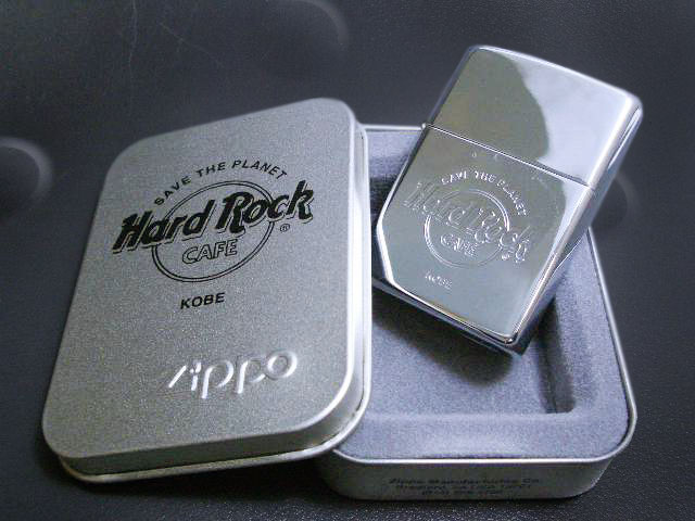 画像: zippo Hard Rock CAFE KOBE 2002年製造