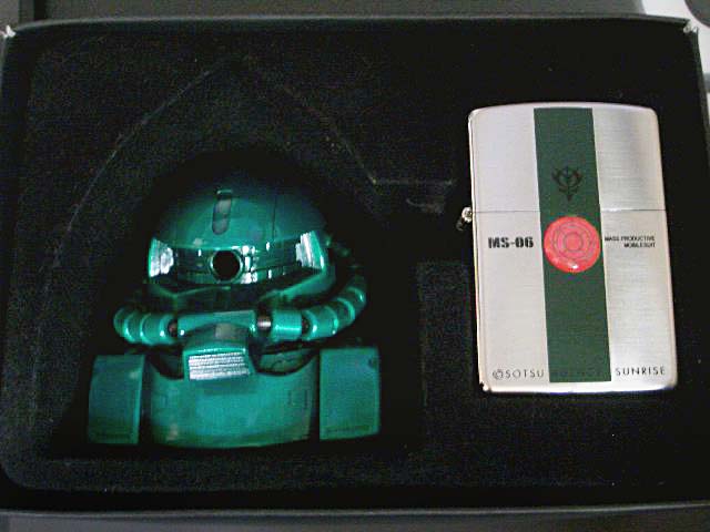 画像: zippo ZAKU-2 グリーン 2005年製造