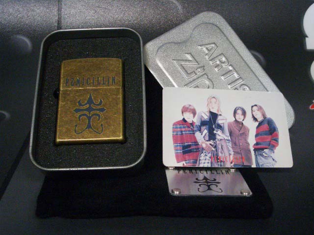 画像: zippo PENICILLIN 金古美 バレル加工 1997年製造