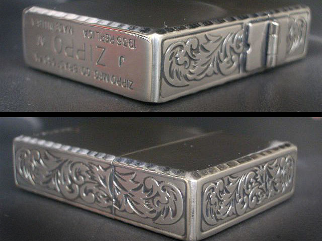 画像: zippo 1935REPLICA サイド手彫り 