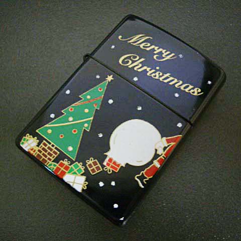 画像1: zippo 「zippo-LAND G.」オリジナル X'mas 漆 Wフェイス 50個限定 2003年製造