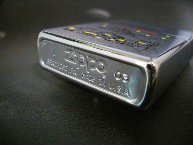 画像:  zippo 「zippo-LAND G.」オリジナル X'mas Wフェイス 50個限定 2003年製造 