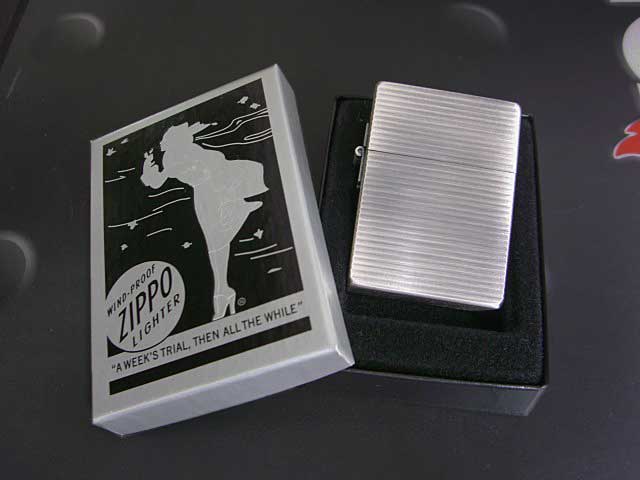 画像: zippo 1935 REPLICA ストライプ　古美仕上げ