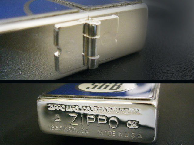 画像: zippo NO.1935S-スリーピッグスブルー 350個限定 シリアルナンバー入り