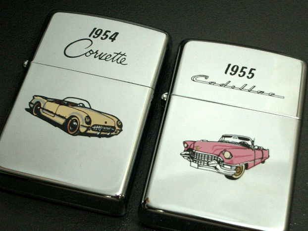 画像: zippo OLD CAR 名車シリーズ 4個セット 1990年製造