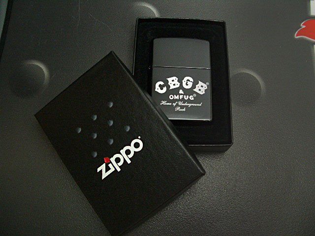 画像: zippo CBGB BKメッキ