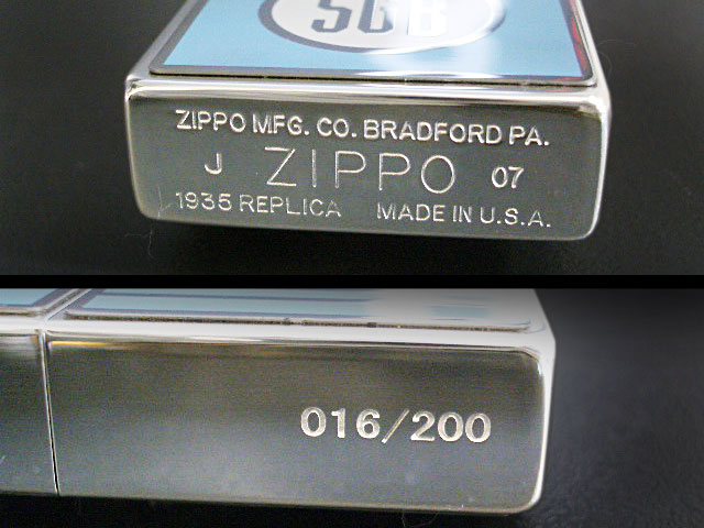 画像: zippo NO.1935S-スリーピッグス ベイビーブルー 200個限定 シリアルナンバー入り
