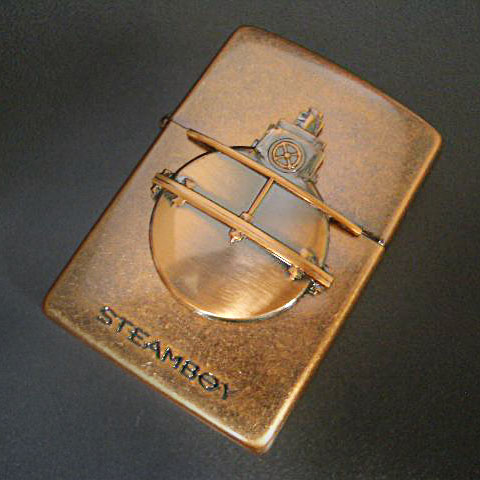 zippo STEAMBOY 大友克洋 NO.1 銅古美 - zippo-LAND G.