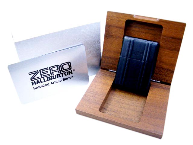 画像: zippo ZERO HALLIBURTON ブラック