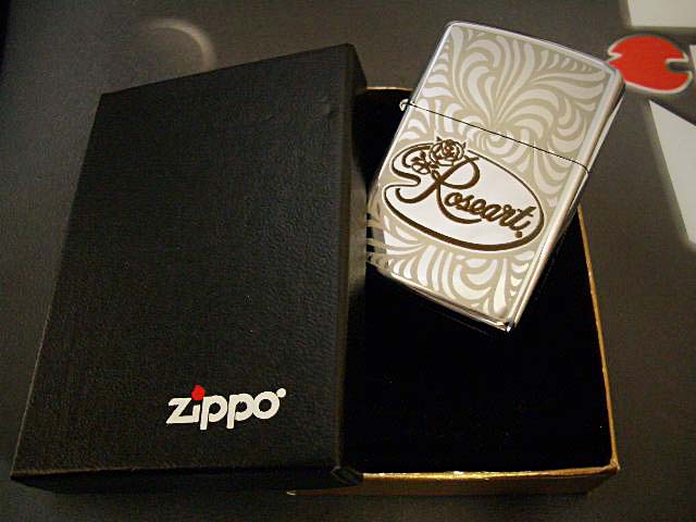 画像: zippo ROSEART 2006'SWAP MEET記念 100個限定 #250 両面レーザー加工
