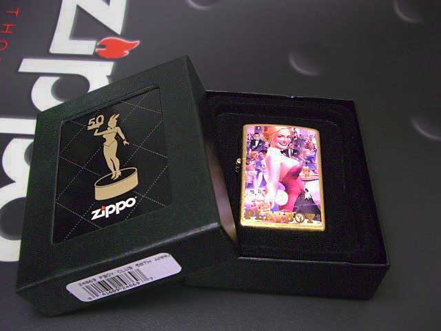 画像: zippo PLAYBOY CLUB 50TH Anniversary Gold Dust 世界5000個限定