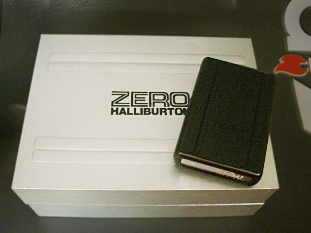 画像: zippo ZERO HALLIBURTON ブラック