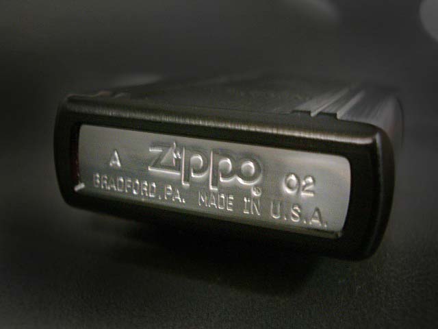 画像: zippo ZERO HALLIBURTON ブラック