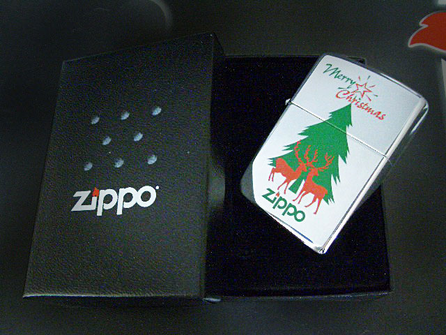 画像: zippo X'mas #250 プリント トナカイ 2000年製造