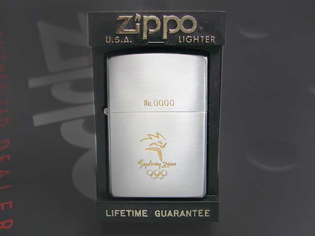 画像: zippo シドニーオリンピック シリアルナンバー0000 NO.2