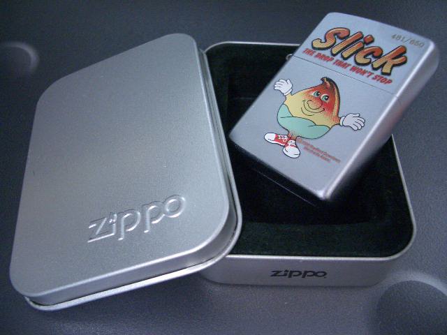 画像: zippo BRADFORD ダウンタウン SLICK 2000年製造