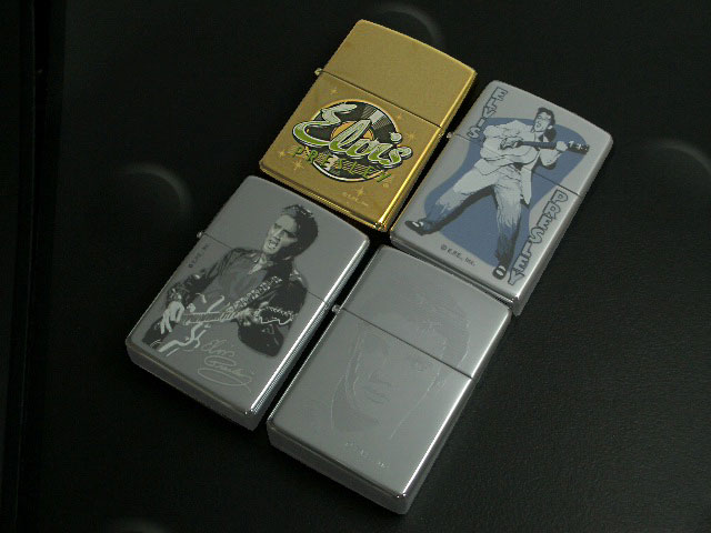 画像: zippo The ELVIS COLLECTION 4個セット